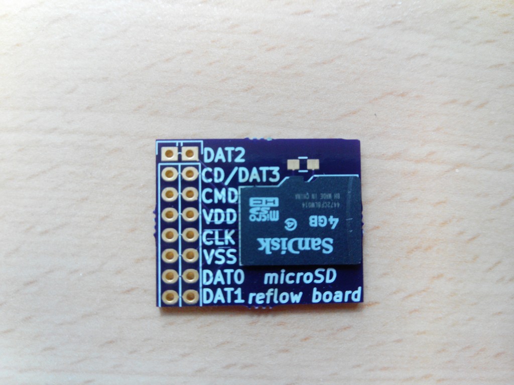 microSD card reflow: quick and dirty PCB with Kicad | DotMana
